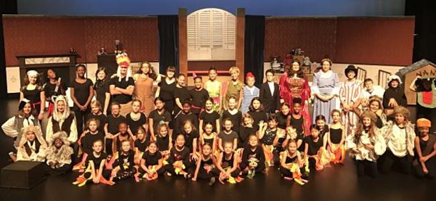 The talented cast of Disney's Peter Pan Jr. from Baltimore Summer Camp.